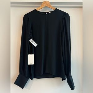ARITZIA | Wilfred | Clarissa Blouse | Black | Small